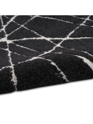 Balance Abstract Black Rug - Thumbnail - 6