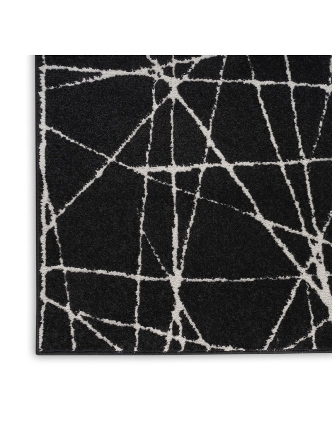 Balance Abstract Black Rug - 7