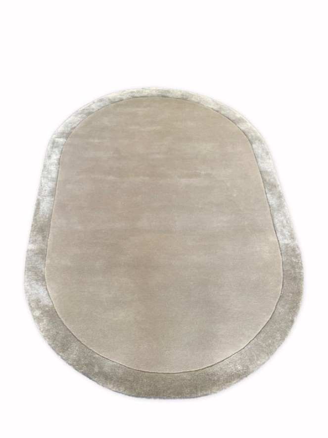 Bogota Taupe Oval Rug - 6