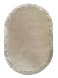 Bogota Taupe Oval Rug - Thumbnail - 9