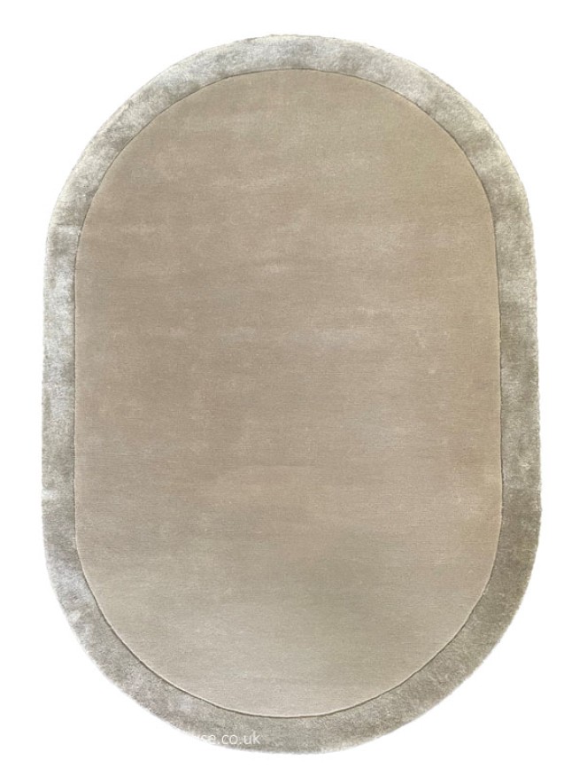 Bogota Taupe Oval Rug - 9