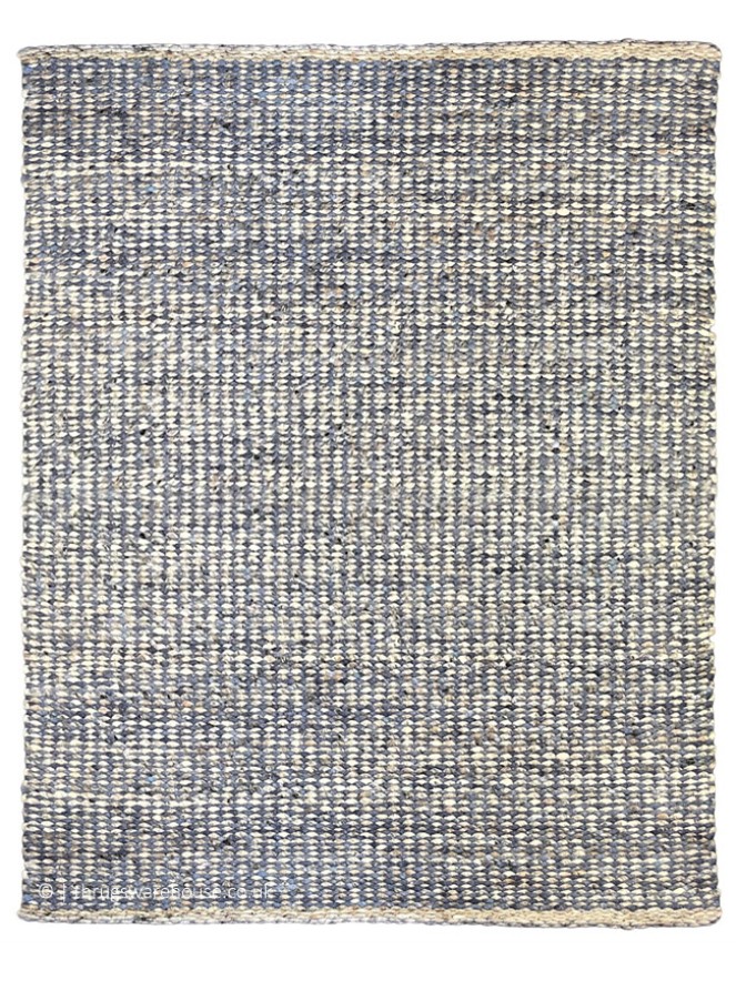 Wellington Blue Light Grey Rug - 10