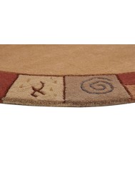 Manali Terra Circle Rug - Thumbnail - 5