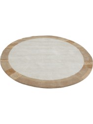 Manali Beige Circle Rug - Thumbnail - 7