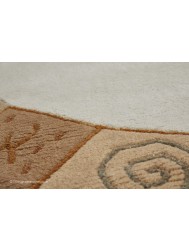 Manali Beige Circle Rug - Thumbnail - 3