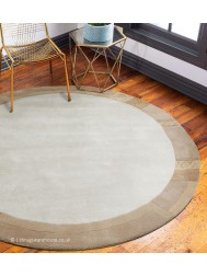 Manali Beige Circle Rug - Thumbnail - 2