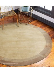 Manali Vanilla Circle Rug - Thumbnail - 2