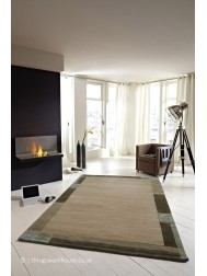 Manali Green Taupe Rug - Thumbnail - 2