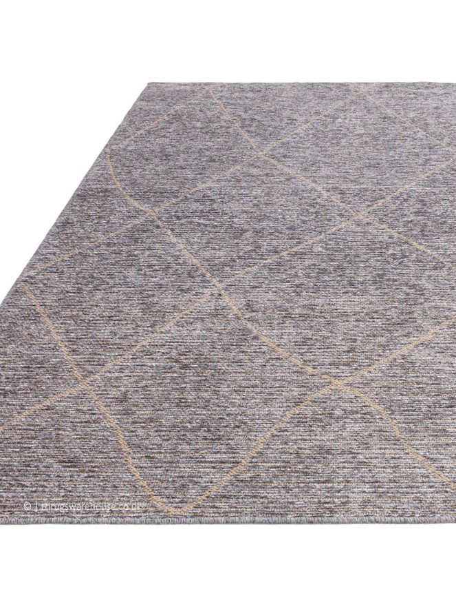Mulberry Ice Blue Rug - 6
