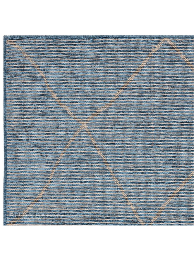 Mulberry Teal Rug - 5