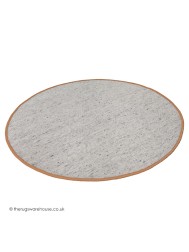 NY Whitesmoke Terra Circle Rug - Thumbnail - 4