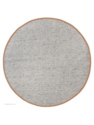 NY Whitesmoke Terra Circle Rug - Thumbnail - 5