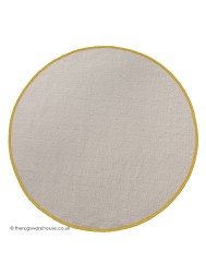 NY Cream Yellow Circle Rug - Thumbnail - 5