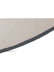 NY Cream Grey Circle Rug - Thumbnail - 3