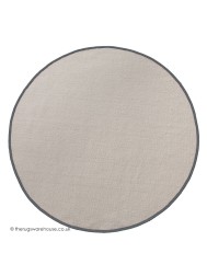 NY Cream Grey Circle Rug - Thumbnail - 5