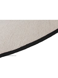 NY Cream Black Circle Rug - Thumbnail - 3