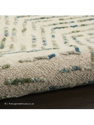 Maleo Ivory Green Rug - Thumbnail - 6