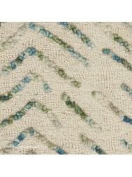 Maleo Ivory Green Rug - Thumbnail - 7