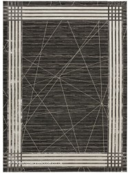 Lustrio Charcoal Silver Rug - Thumbnail - 9