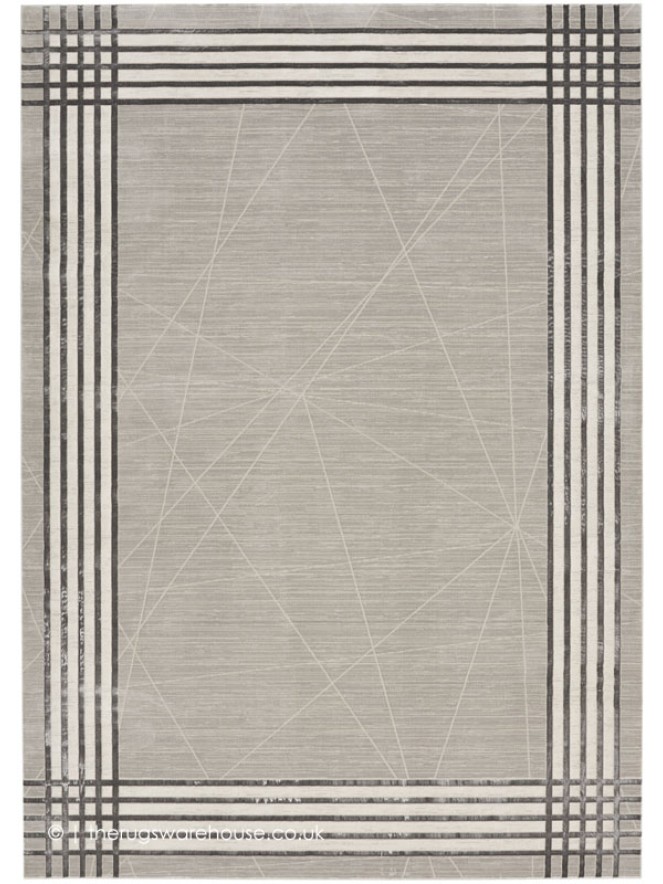 Lustrio Grey Silver Rug - 9