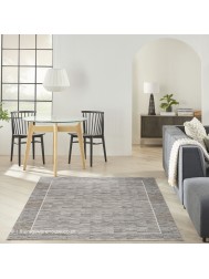 Taiga Charcoal Grey Rug - Thumbnail - 3