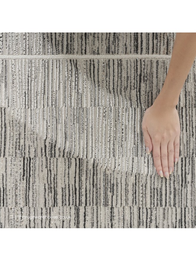 Taiga Charcoal Grey Rug - 6