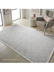 Ebro Light Grey Rug - Thumbnail - 8