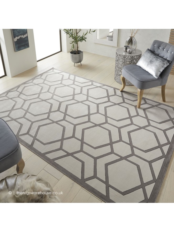 Bijou Light Grey Rug - 2