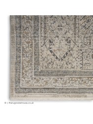 Elmira Ivory Blue Rug - Thumbnail - 4