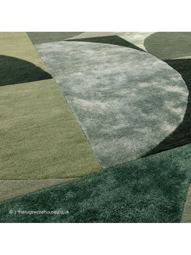 Matrix Oval Forest Rug - 4