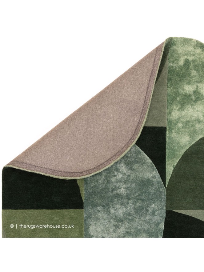 Matrix Oval Forest Rug - 5