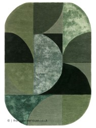 Matrix Oval Forest Rug - Thumbnail - 7