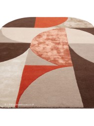 Matrix Oval Spice Rug - Thumbnail - 5