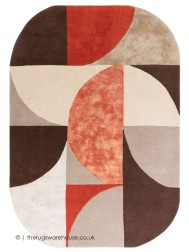 Matrix Oval Spice Rug - Thumbnail - 6