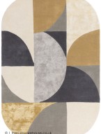 Matrix Oval Earth Rug | The Rugs Warehouse