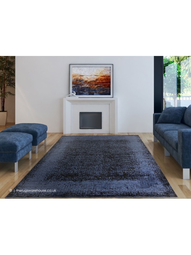 Elodie Pixels Indigo Rug - 2