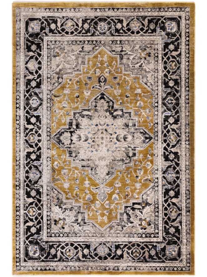 Gold Medallion Rug - 7