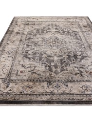 Charcoal Medallion Rug - Thumbnail - 6