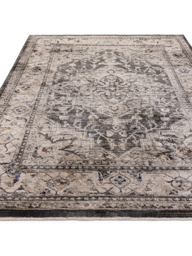 Charcoal Medallion Rug - 6