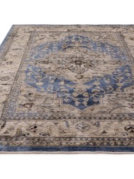 Blue Medallion Rug - Thumbnail - 6