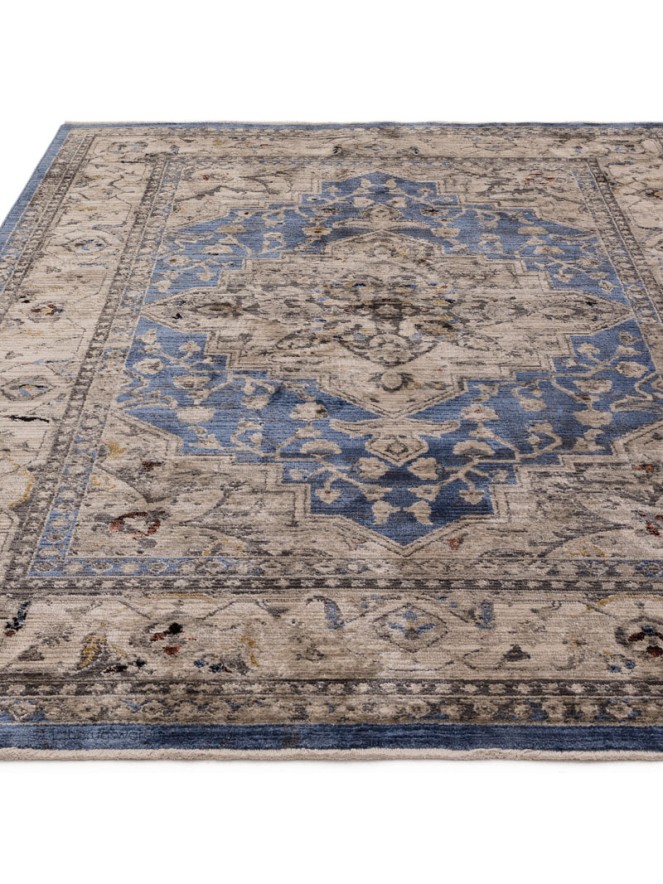 Blue Medallion Rug - 6