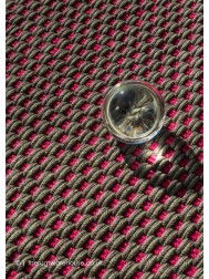 Lace Grey Pink Rug - Thumbnail - 4