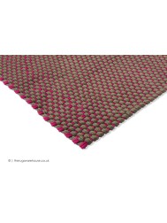 Lace Grey Pink Rug - Thumbnail - 5