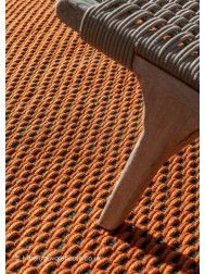 Lace Rust Green Rug - Thumbnail - 4