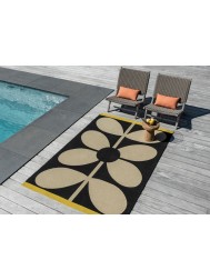 Sixties Stem Noir Rug - Thumbnail - 2