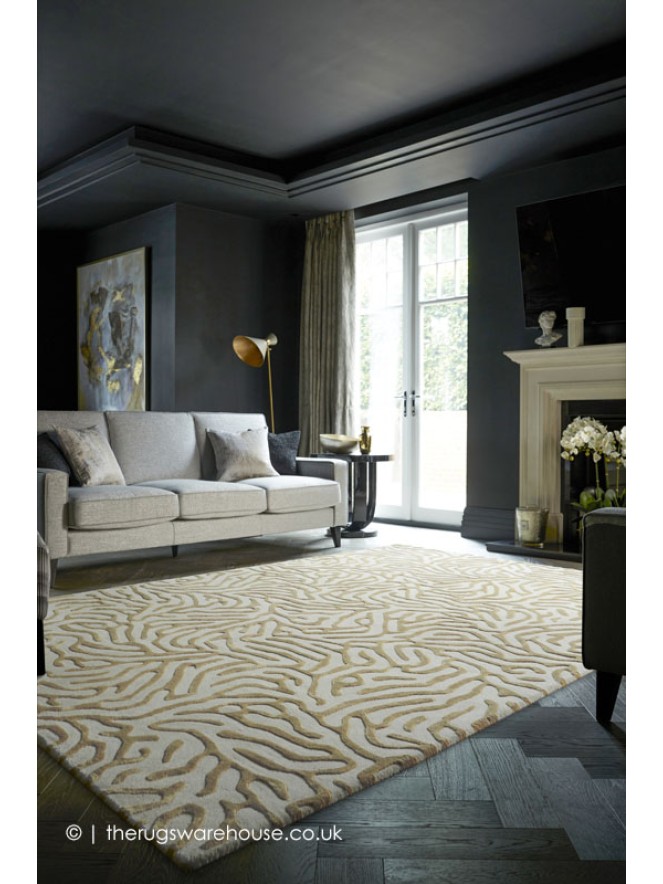Coral Gold Rug - 2