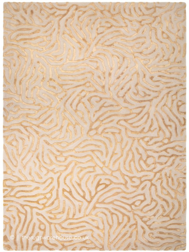 Coral Gold Rug - 7