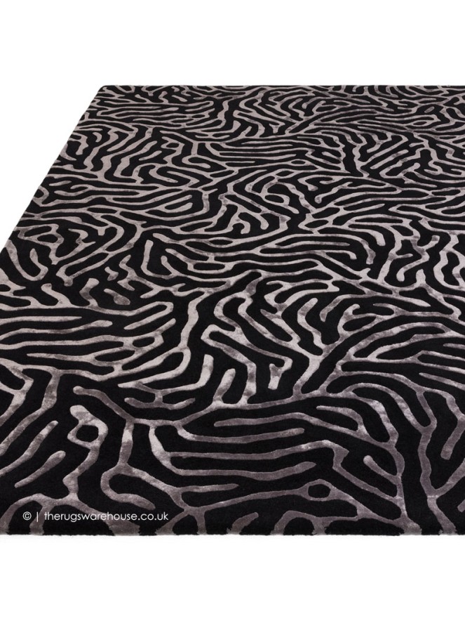 Coral Gunmetal Rug - 7