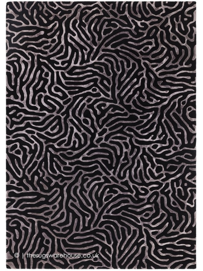 Coral Gunmetal Rug - 8