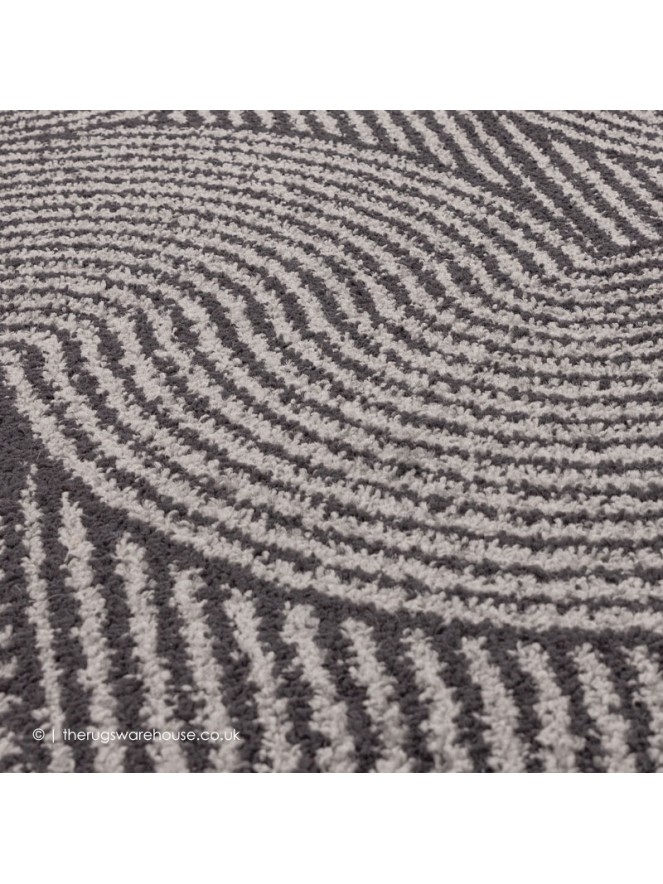 Charcoal Swirl Rug - 3